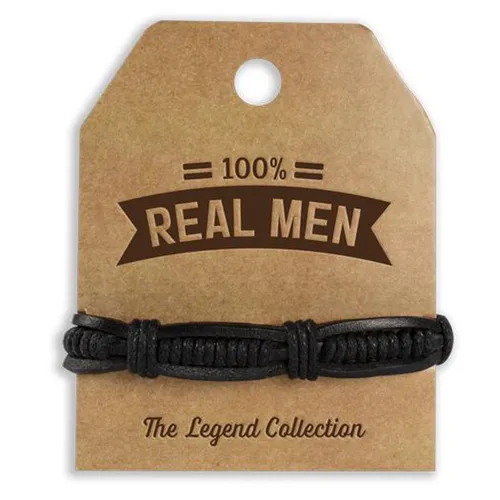 100 % Real Men  Armband The legend Collection