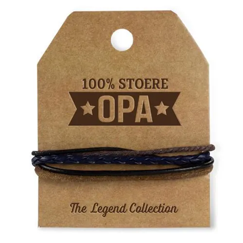 100 % Stoere Opa  Armband The legend Collection
