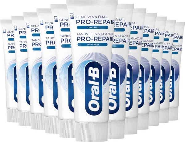12x Oral-B Tandpasta Tandvlees & Glazuur Repair Origineel 75 ml