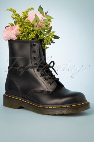 1460 Smooth Ankle Boots in Black