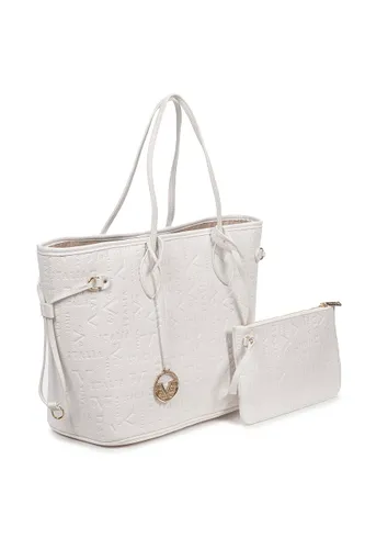 19V69 ITALIA - Dames Shopper Bag Wol Gold