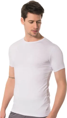 2 Pack Duurzaam T-shirt - 100% Katoen - Wit