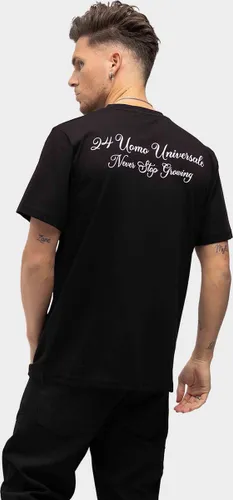 24 Uomo Universale 2.0 T-shirt Zwart - XL