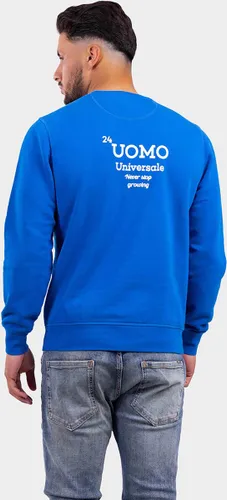 24 Uomo Universale Sweater Heren Kobalt Blauw