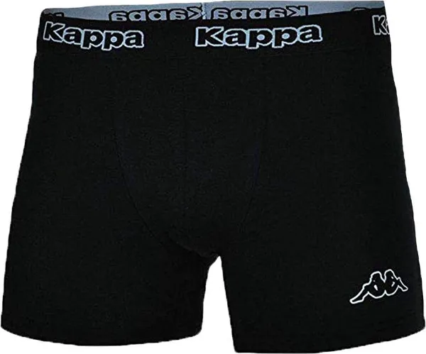 2Pack Kappa Boxershorts Zwart Heren Boxer Short S