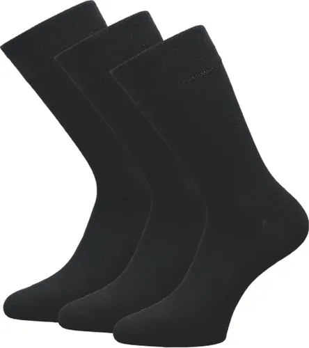 3 paar zachte Bamboe sokken - Naadloos - Zwart