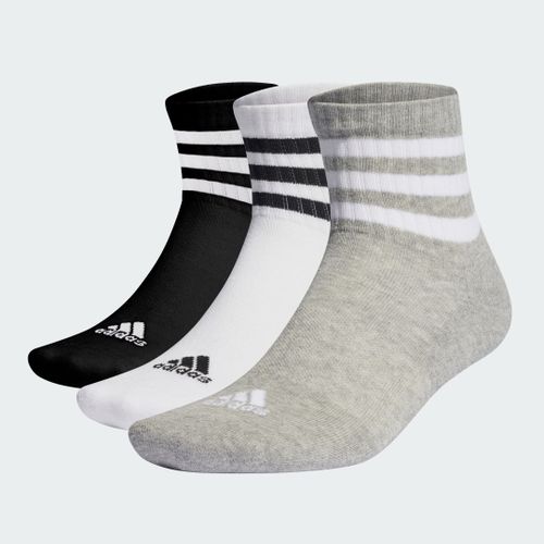 3-Stripes Cushioned Sportswear Mid-Cut Socks 3 Pairs