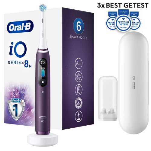 3x Oral-B Elektrische Tandenborstel iO Series 8 Paars