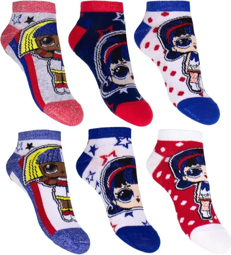 6 pack LOL Surprise enkel sokken: