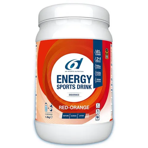 6d Sports Nutrition Energy Sports Drink Red Orange 1.3kg