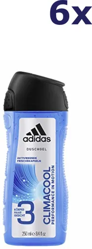 6x Adidas Climacool Men Douchegel 250 ml