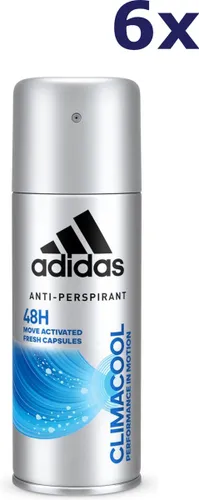 6x Adidas Deospray 150ml Climacool