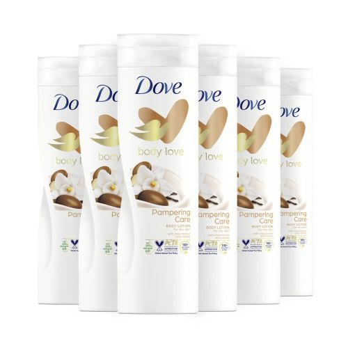 6x Dove Bodylotion Purely Pampering Sheabutter&Vanille 400 ml