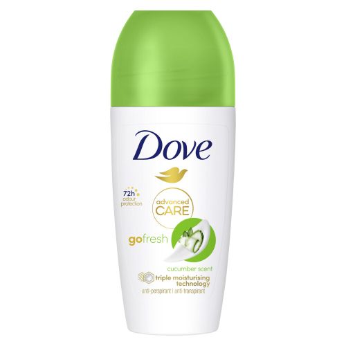 6x Dove Deodorant Roller Go Fresh Cucumber 50 ml