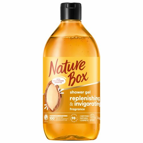 6x Nature Box Replenishing Argan Douchegel 385 ml