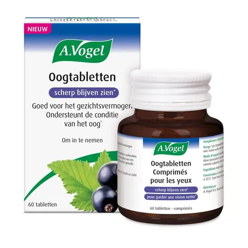 A. Vogel Oogtabletten 60 Tabletten