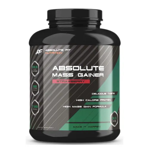 Absolute Fit Nutrition Mass Gainer Aardbei