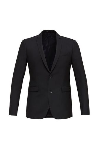 Active Suit Tailored Jacket, Wool Blend Black