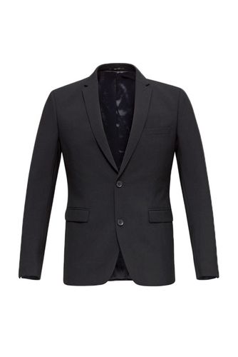 Active Suit Tailored Jacket, Wool Blend Black