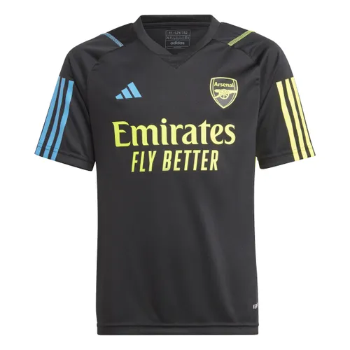 adidas Arsenal Trainingsshirt 2023-2024 Kids Zwart Blauw Geel