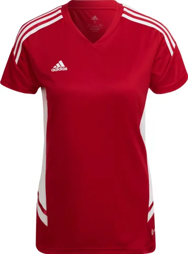 Adidas Condivo 22 Shirt Korte Mouw Dames - Rood |