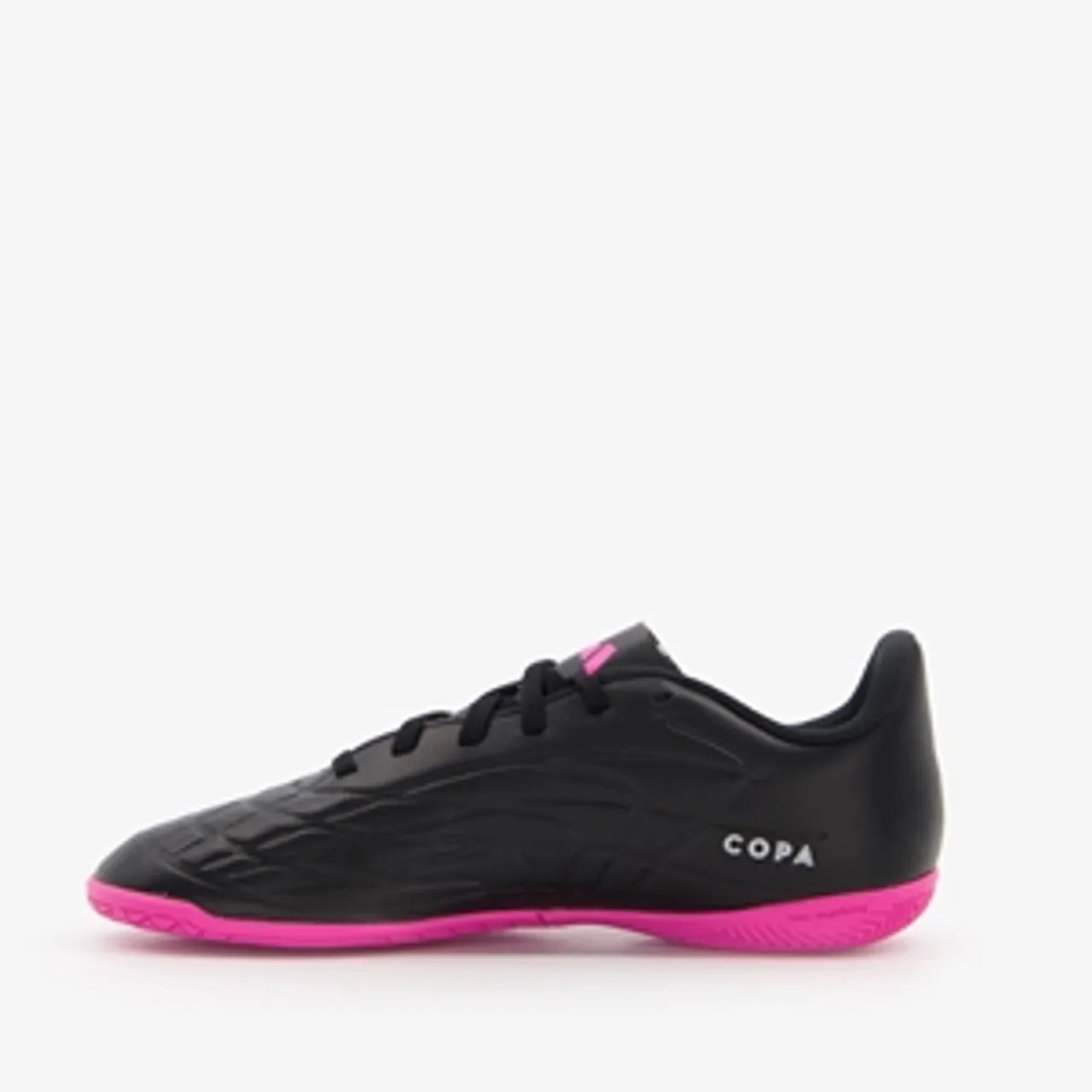 Adidas Copa Pure 4 zaalschoenen zwart/roze