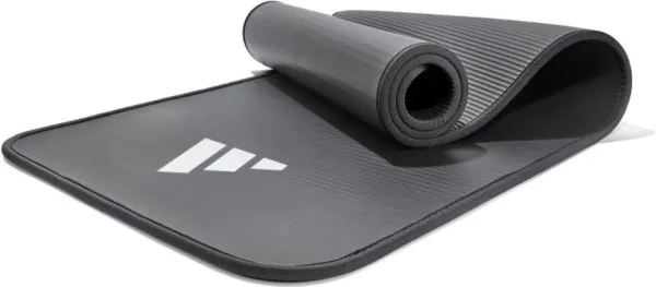Adidas core training mat zwart 10 mm