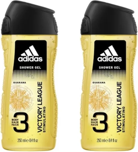 Adidas Douche & Shampoo Men - Victory League - 2 x 250 ml