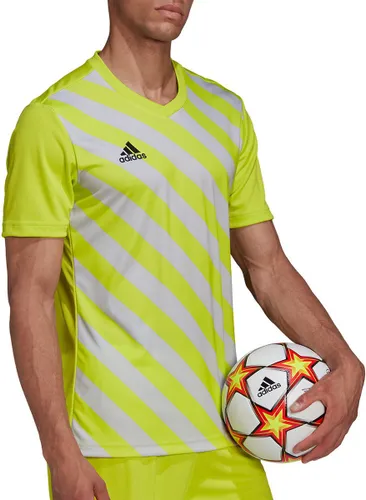 adidas - Entrada 22 GFX Jersey - Gestreept Voetbalshirt