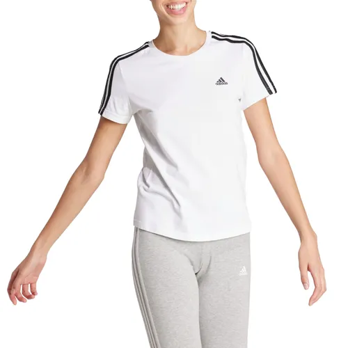 Adidas Essentials Slim 3-Stripes Shirt Dames