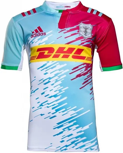 Adidas Harlequins s/s kids replica rugby shirt