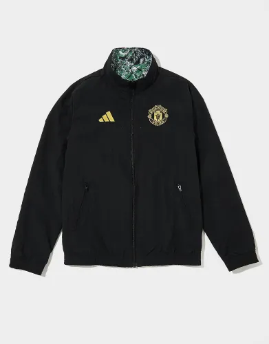 adidas Manchester United Stone Roses Anthem Jacket Junior, Black / Multicolor