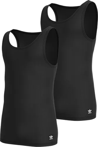 Adidas Originals Tank Top (2PK) Heren Onderhemd - zwart