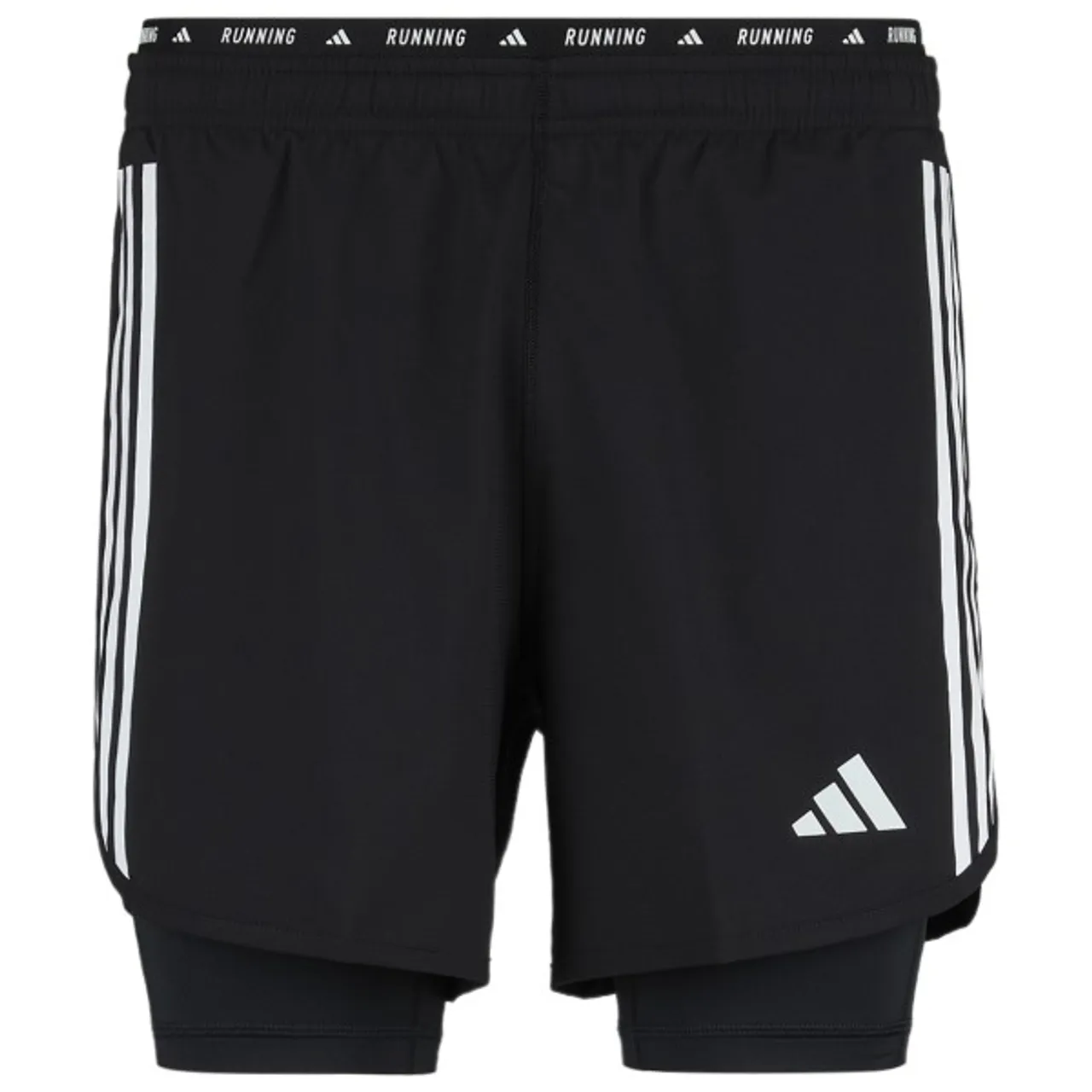 adidas - Own The Run 3-Stripes 2in1 Shorts - Hardloopshort