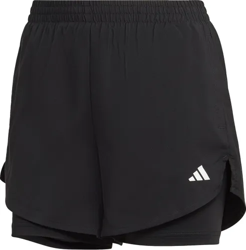 adidas Performance AEROREADY Made for Training Minimal Two-in-One Short - Dames - Zwart