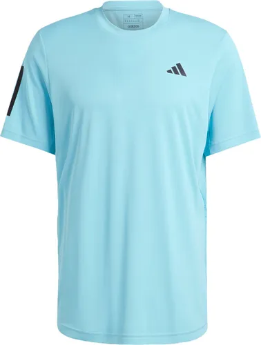adidas Performance Club 3-Stripes Tennis T-shirt - Heren - Turquoise