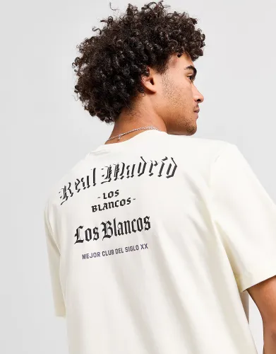 adidas Real Madrid Cultural Story T-Shirt, Ivory