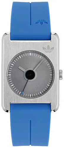 Adidas Retro Pop One AOST23560 Horloge - Siliconen - Blauw - Ø 37 mm
