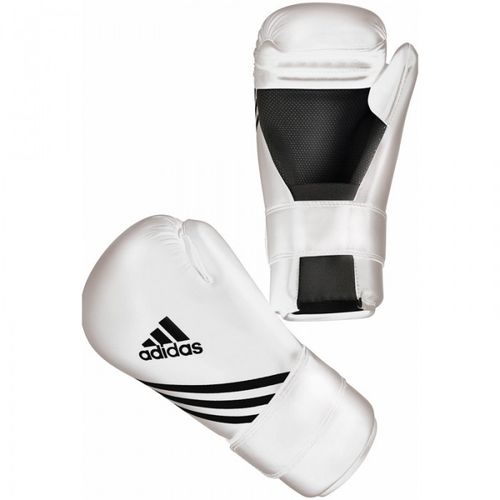 Adidas Semi Contact Gloves - Bokshandschoenen - Wit - XS