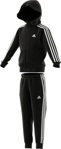 Adidas Shiny Trainingspak Kids - Zwart/Wit