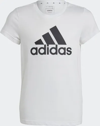adidas Sportswear Essentials Big Logo Katoenen T-shirt - Kinderen - Wit