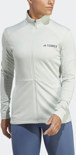 adidas TERREX Terrex Multi Fleece Ritsjack - Dames - Groen