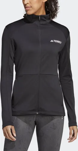 adidas TERREX Terrex Multi Fleece Ritsjack - Dames - Zwart