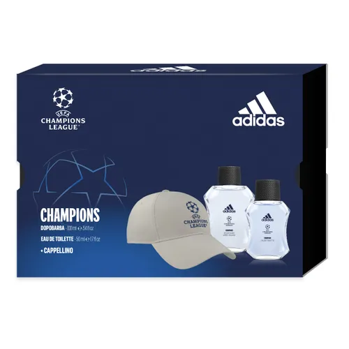 Adidas, UEFA 8 cadeauset voor heren, 50 ml en aftershave