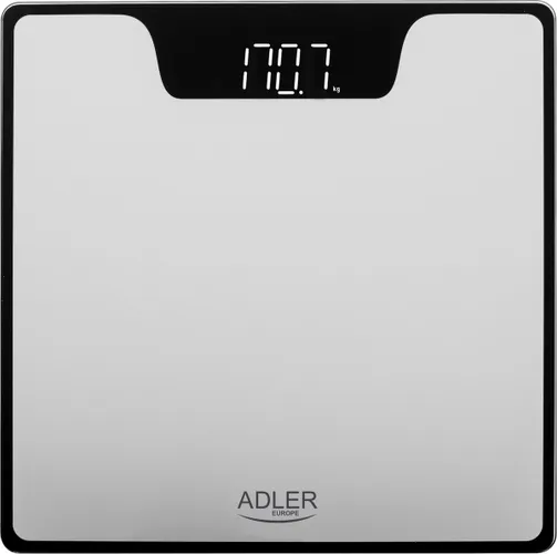 adler AD 8174s - Personenweegschaal - Zilver - met led display