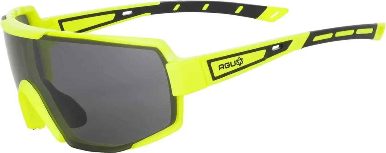 AGU Bold Fietsbril Essential - Fluo Geel - Neusvleugels instelbaar