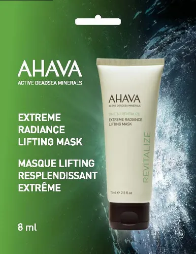 Ahava Masker Radiance Lifting Single Use