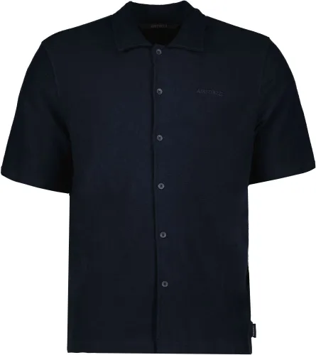 Airforce Woven short sleeve shirt dark navy blue