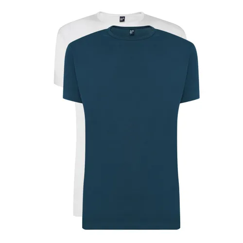 Alan Red T-shirts Derby 2-pack Denim/White   