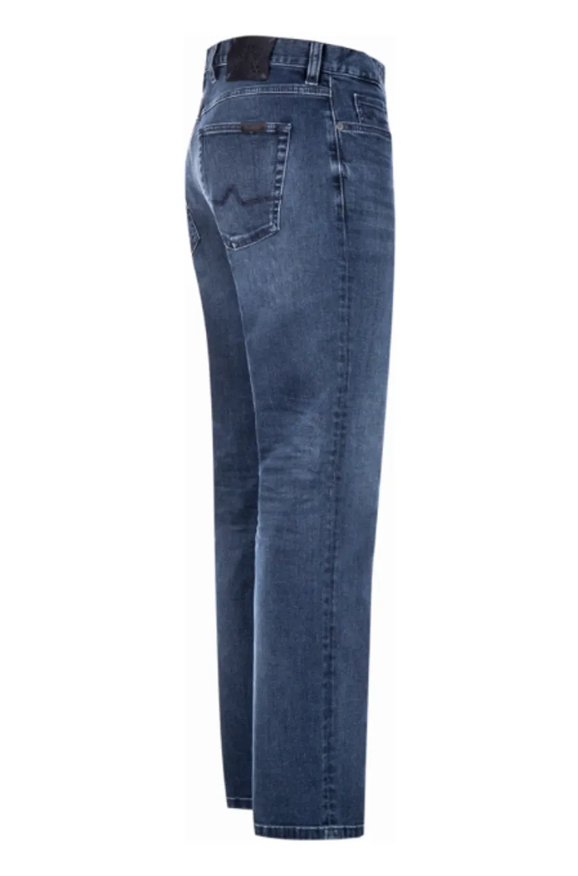 Alberto Jeans DS Dual FX Pipe Regular Fit Blauw   